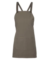 Cross Back 65x71 Bib Canvas Apron (Without Strap) Wholesale | Latte